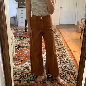 Zara Marine Pant Rust Orange